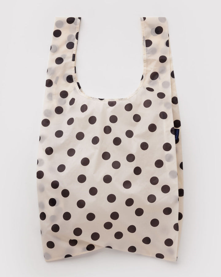 Baggu | Big Baggu | Cream and Black Polka Dot