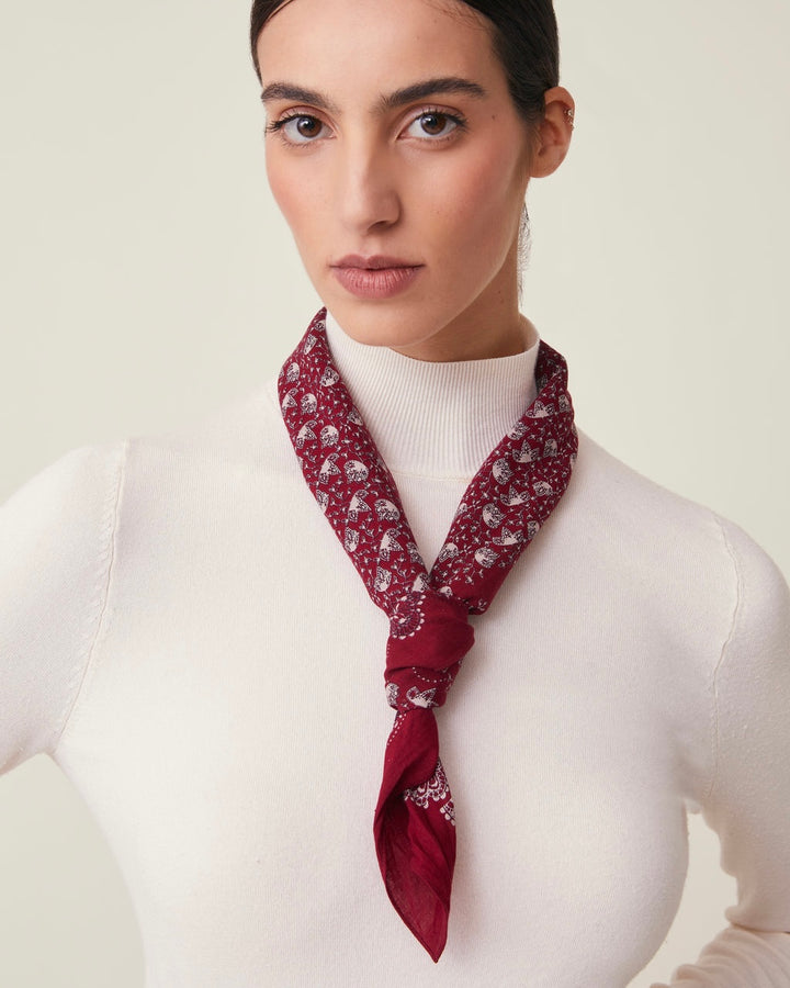 Moismont | Scarf Milan N°675 | Velvet