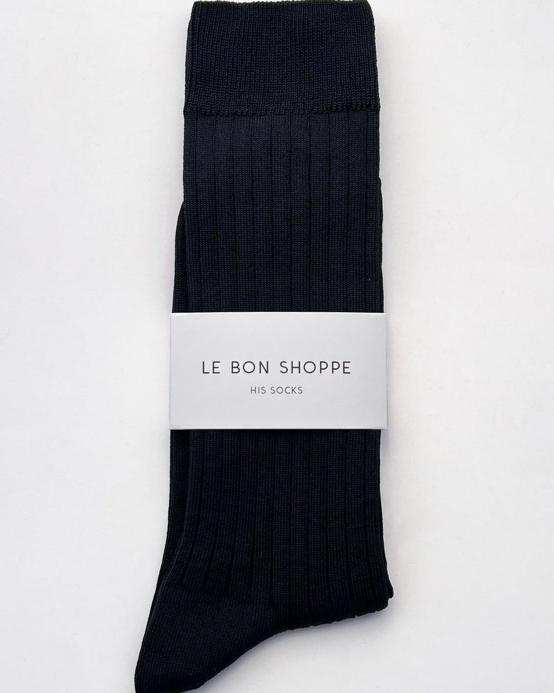 Le Bon Shoppe | His Socks | True Black