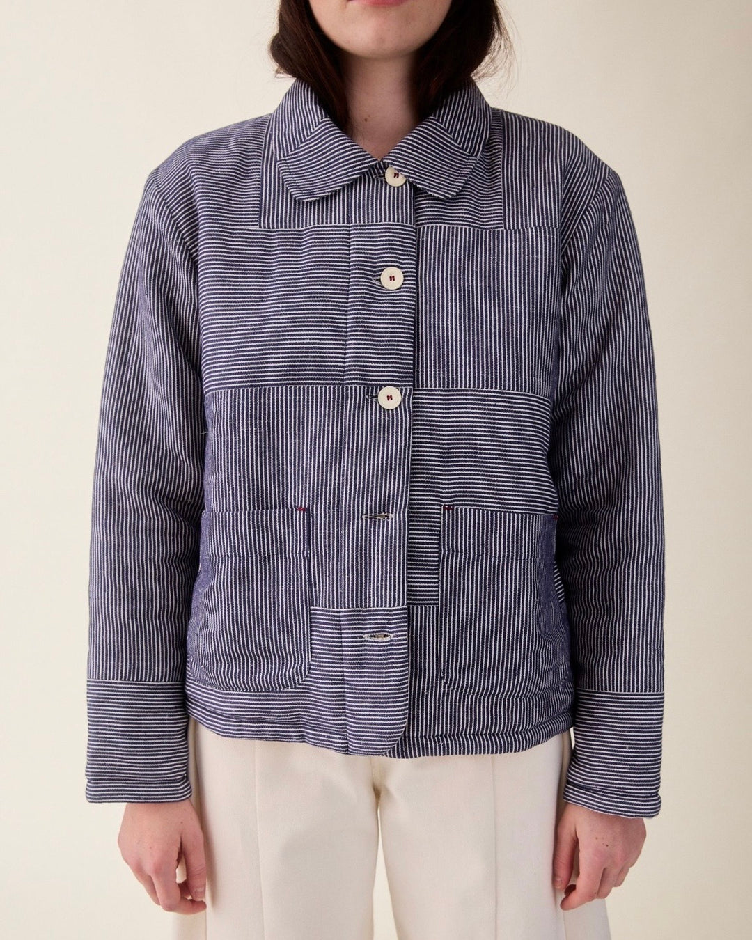 Sideline | Molly Jacket | Railroad Stripe