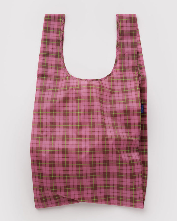 Baggu | Big Baggu | Azalea Pink Tartan