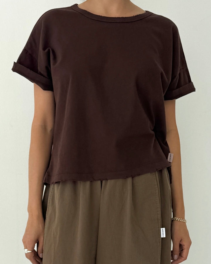 Le Bon Shoppe | Vintage Fille Tee | Dark Cacao
