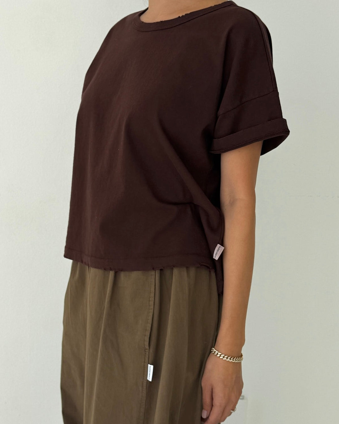 Le Bon Shoppe | Vintage Fille Tee | Dark Cacao