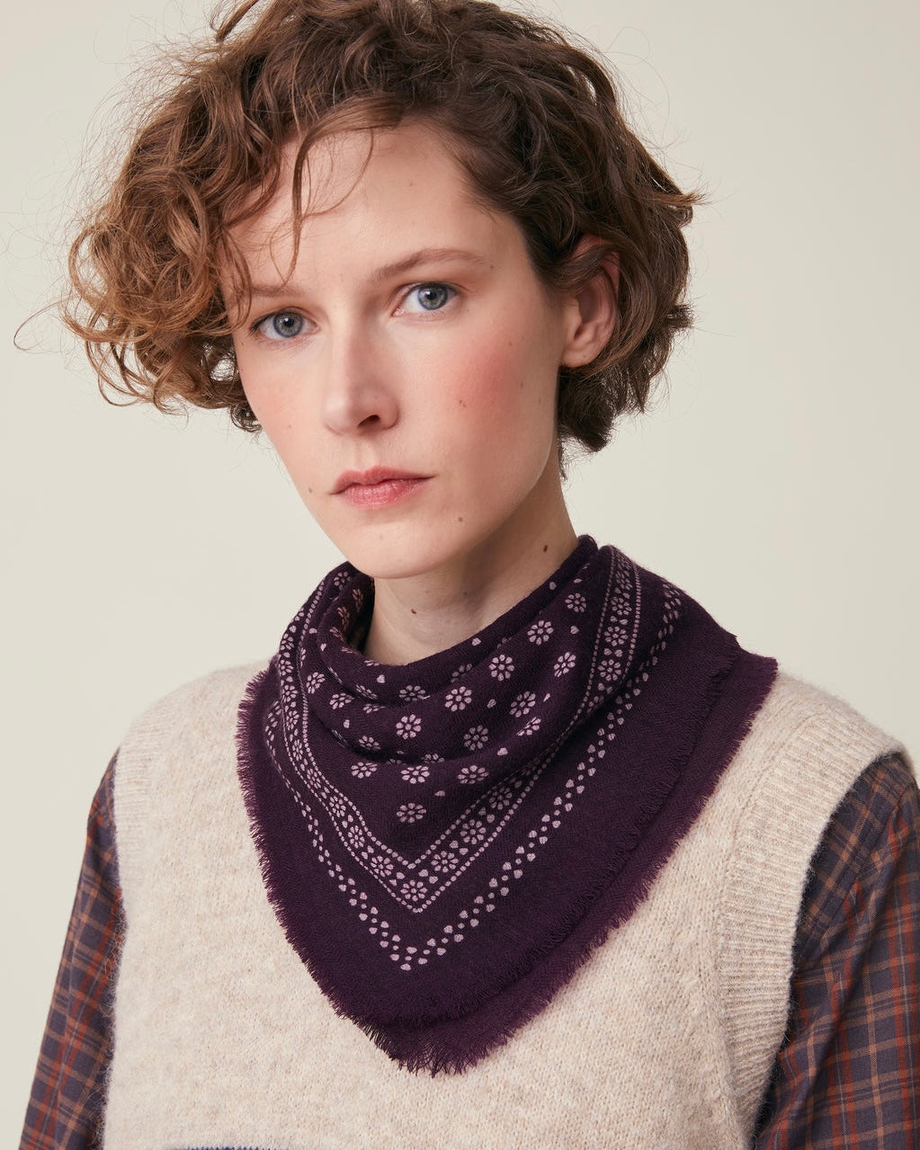 Moismont | Scarf Olaf N°676 | Taffeta