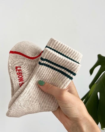 Le Bon Shoppe | Boyfriend Socks | Oatmeal
