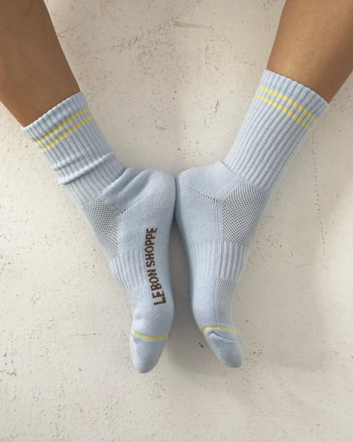 Le Bon Shoppe | Boyfriend Socks | Pastel Sky