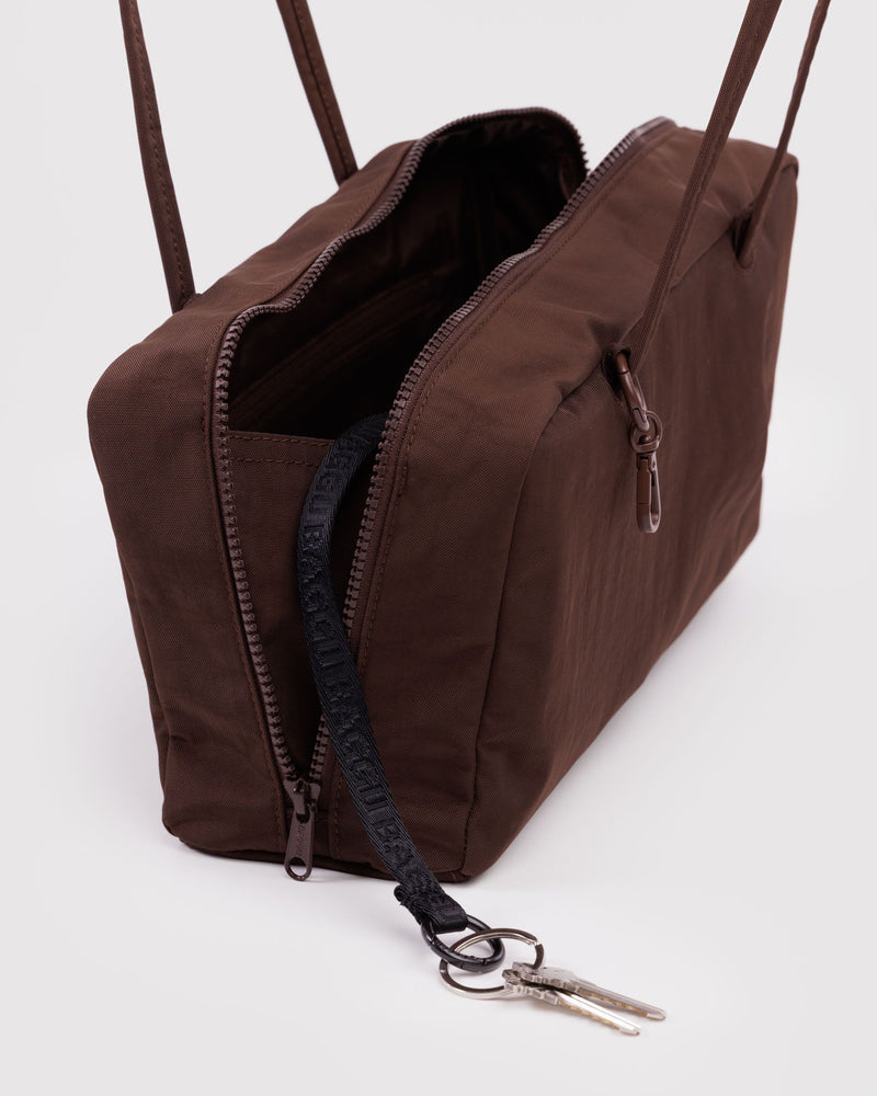 Baggu | Nylon Bowler Bag | Coffee