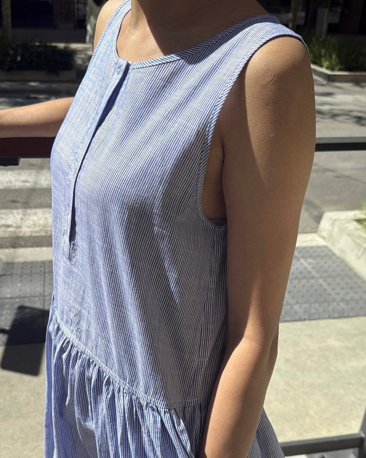 Le Bon shoppe | Marianne dress | Blue Stripe