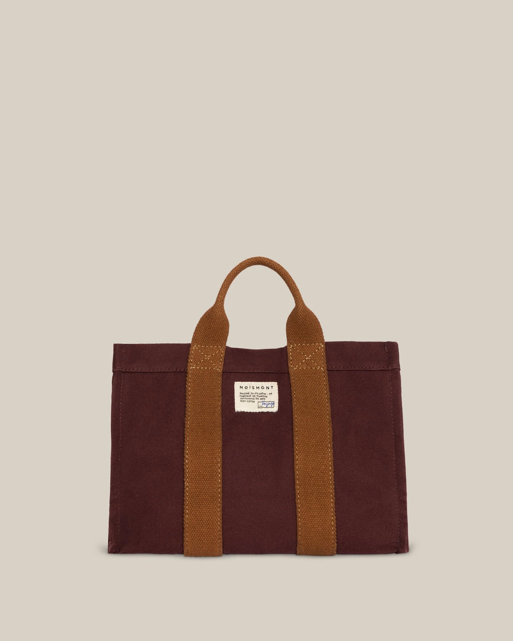 Moismont | Mini Cabas N°45 | Canvas Garnet