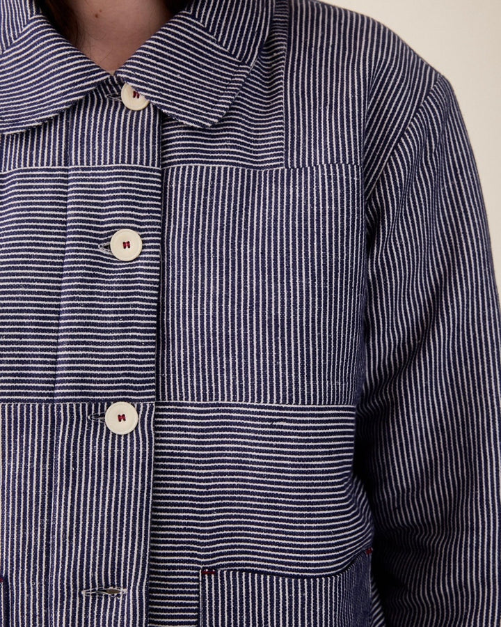 Sideline | Molly Jacket | Railroad Stripe