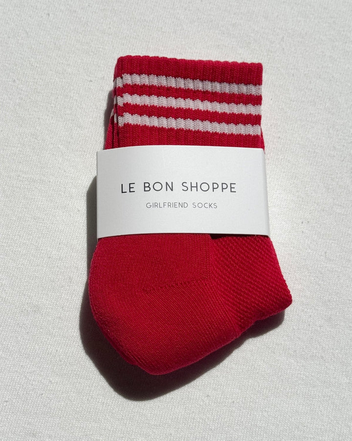 Le Bon Shoppe | Girlfriend Socks | Scarlet