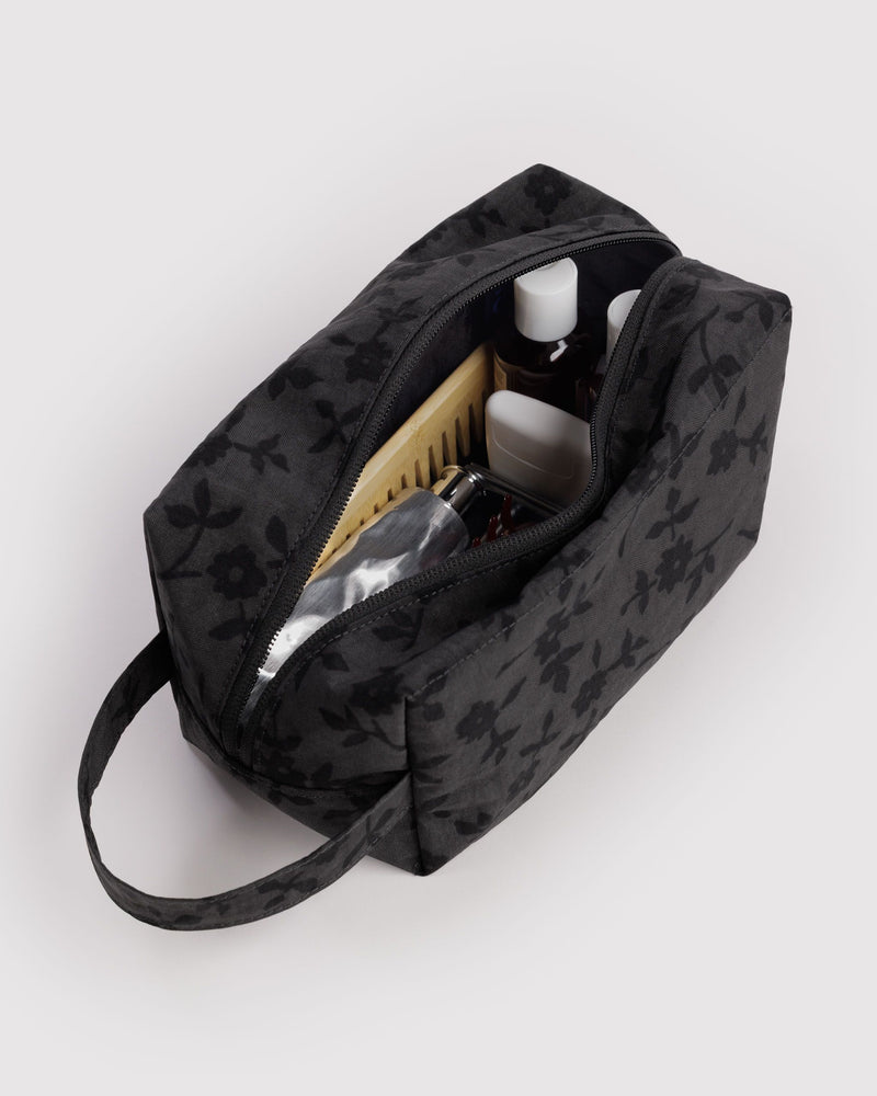 Baggu | Dopp Kit | Charcoal Ditsy Floral
