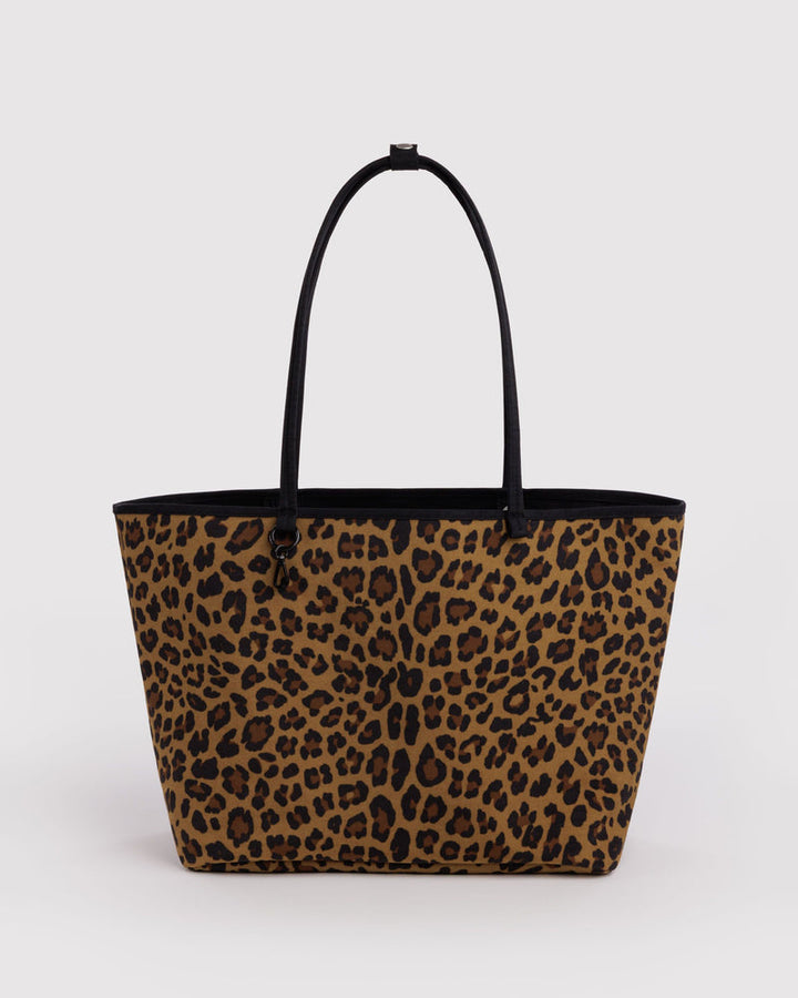 Baggu | Large Nylon Reversible Tote | Leopard Mix