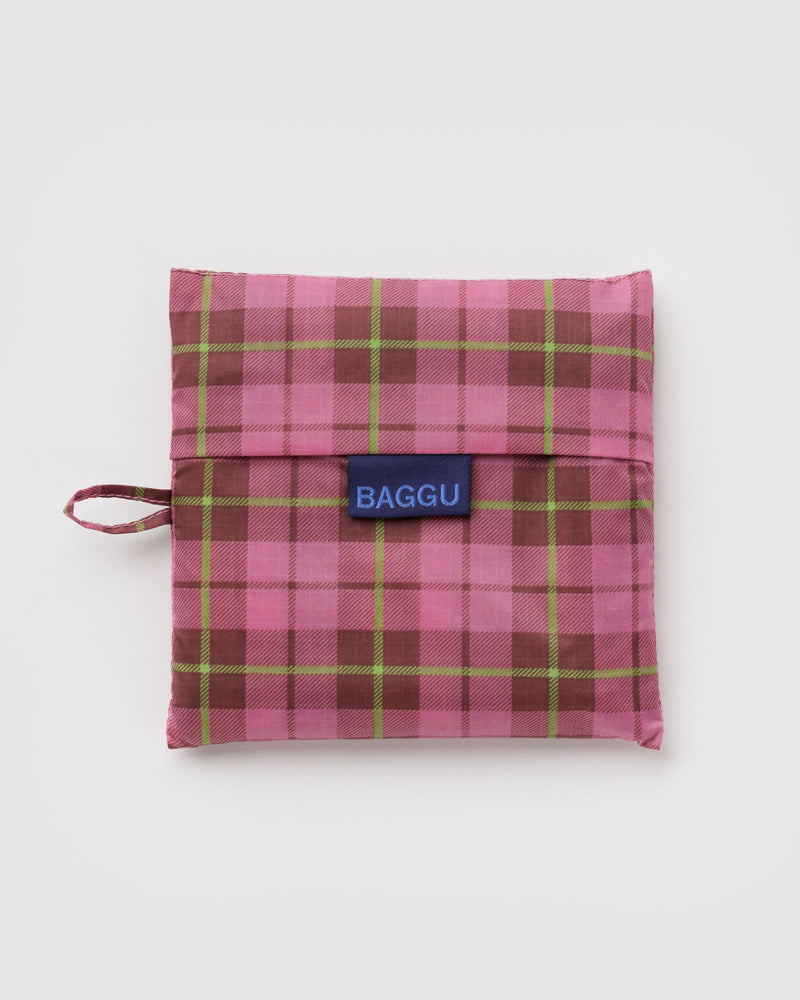 Baggu | Big Baggu | Azalea Pink Tartan