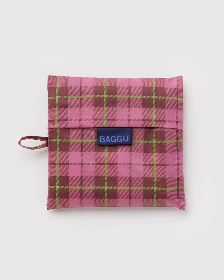 Baggu | Big Baggu | Azalea Pink Tartan