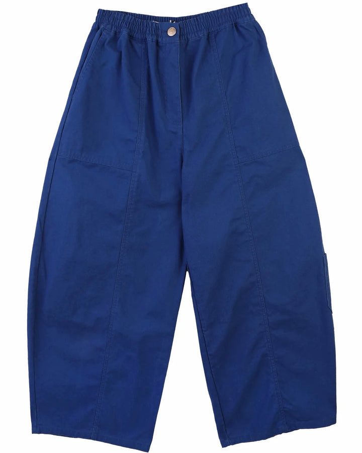 LF Markey | Kaleb Trouser Washed Canvas | Cobalt Wash