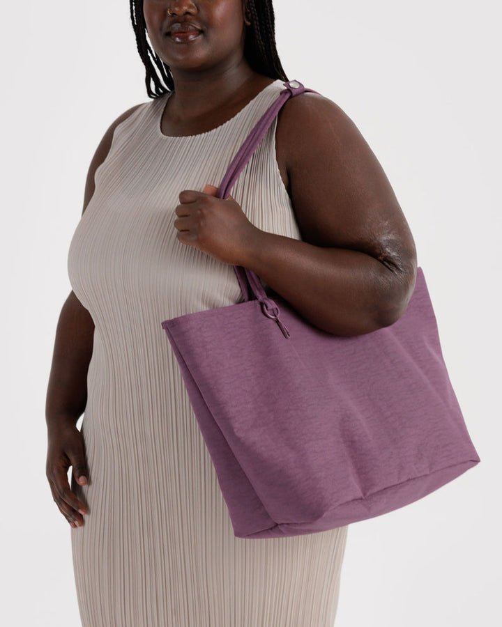 Baggu | Large Nylon Reversible Tote | Wild Plum Mix