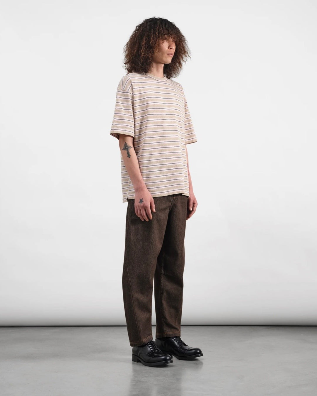 YMC | Twisted seam trousers | Brown