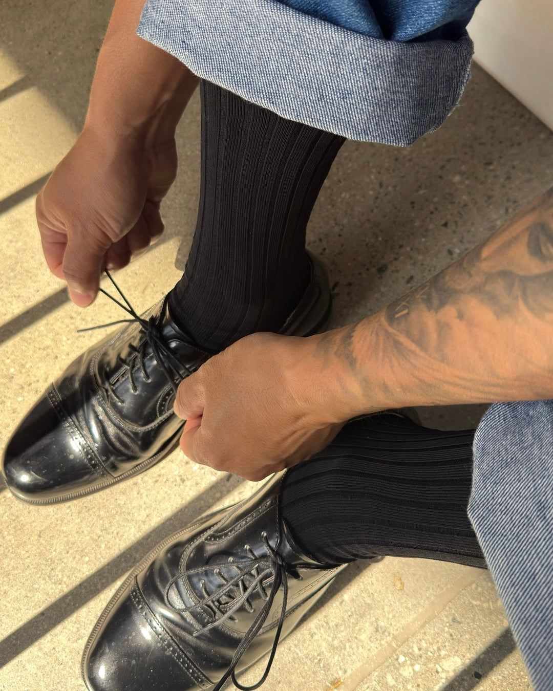 Le Bon Shoppe | His Socks | True Black