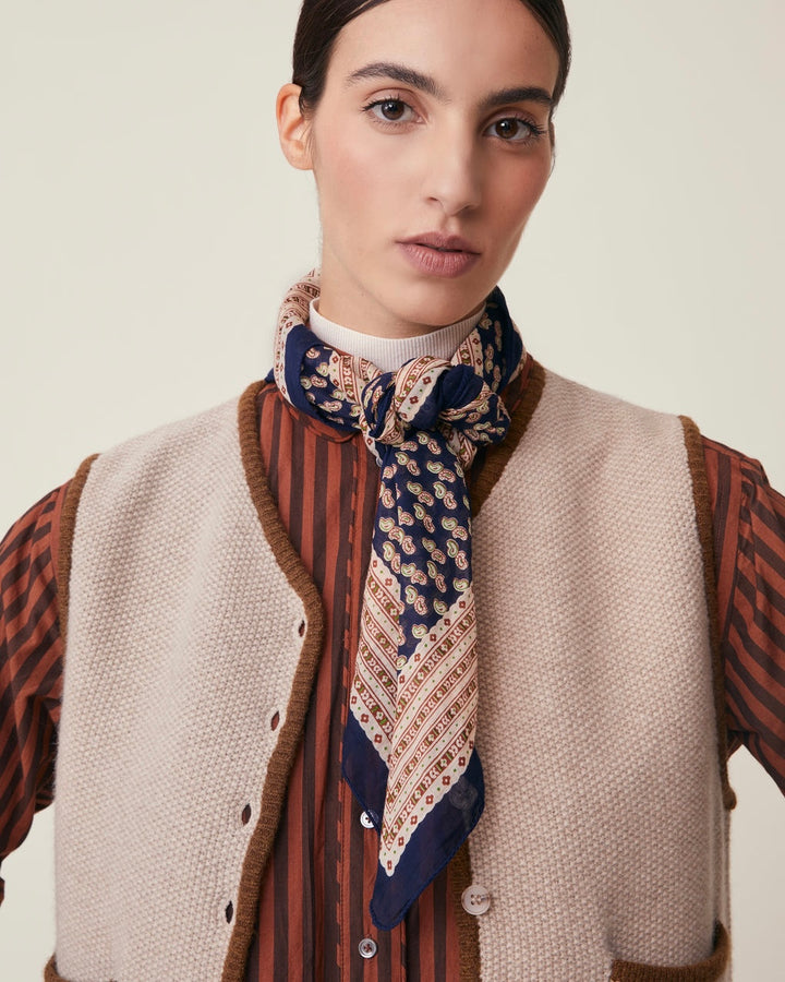 Moismont | Scarf Phedre N°845 | Magic Blue