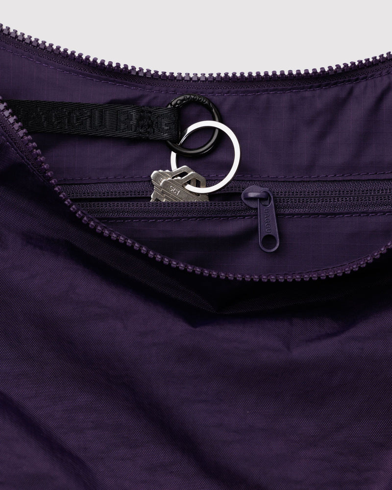 Baggu | Medium Crescent Nylon bag | Fig