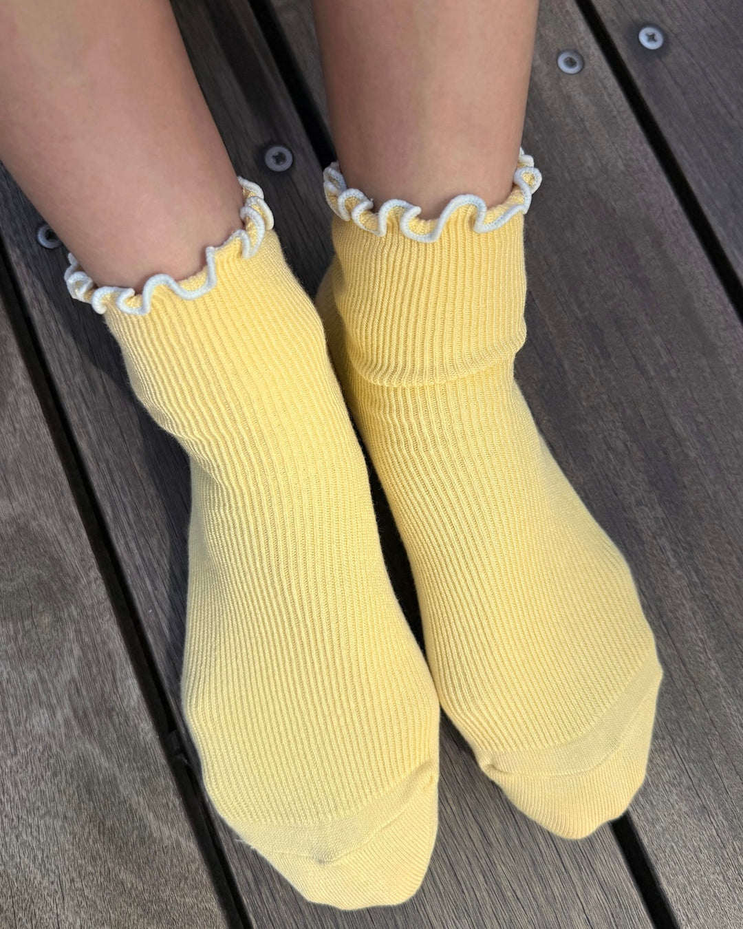 Le Bon Shoppe x Noble | Petite Ruffle Sock | Butter Baby Blue
