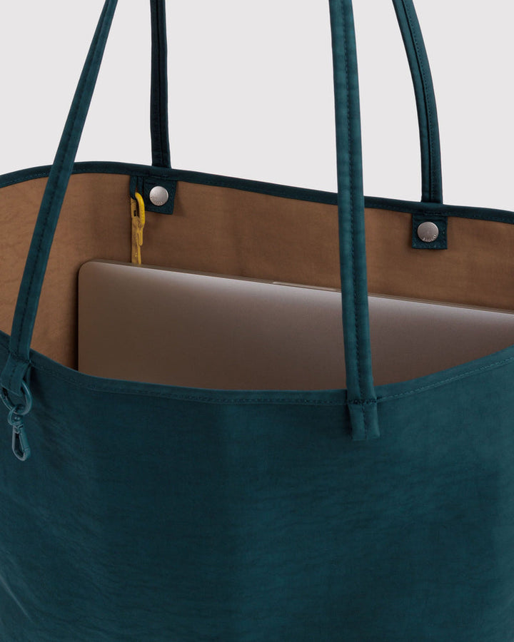 Baggu | Large Nylon Reversible Tote | Deep Sea Mix