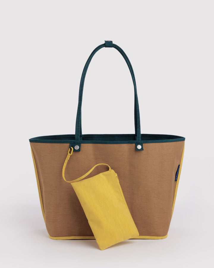 Baggu | Large Nylon Reversible Tote | Deep Sea Mix