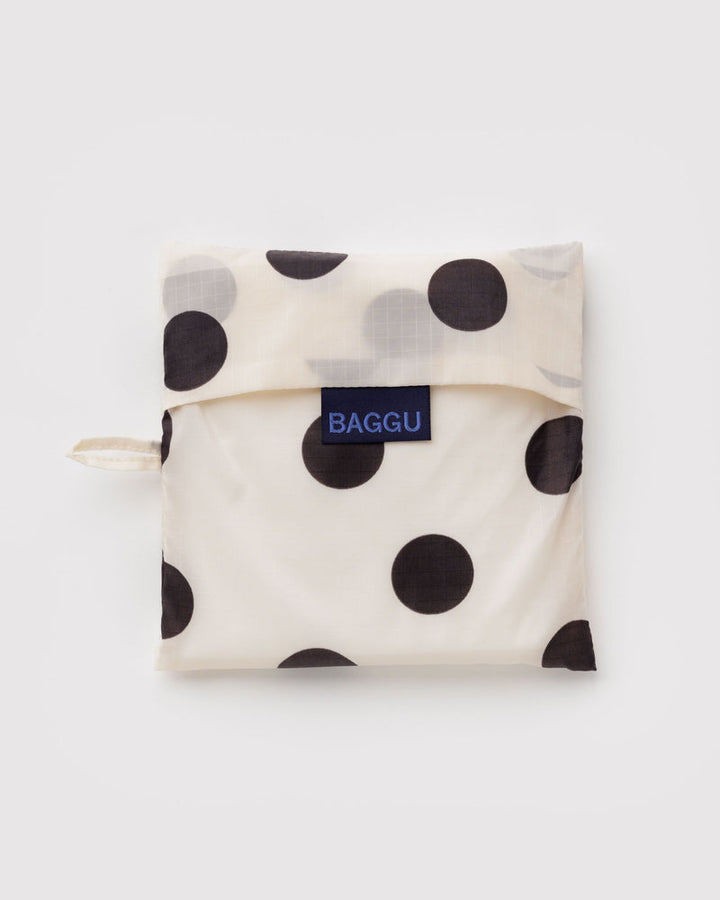Baggu | Big Baggu | Cream and Black Polka Dot