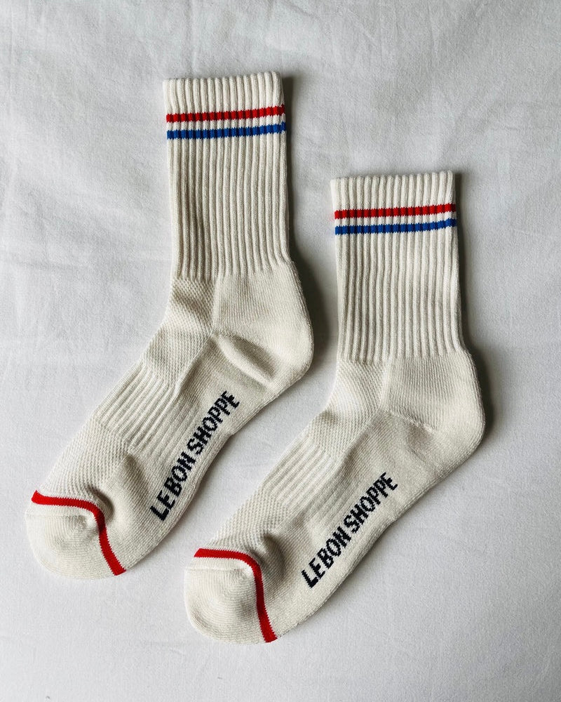 Le Bon Shoppe | Boyfriend Sock | Milk