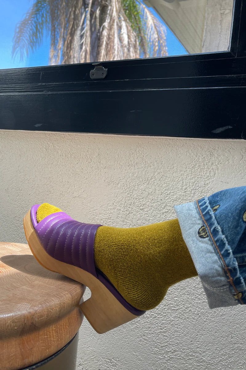 Le Bon Shoppe | Cloud Socks | Green Olive